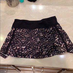 lululemon pace rival skirt size 2